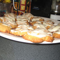 Frosted Pumpkin-Walnut Cookies