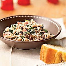 Hoppin' John with Mustard Greens
