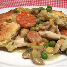 Chicken Pot Pie with Buttermilk Biscuit Crust