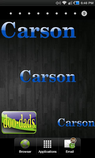 Carson doo-dad