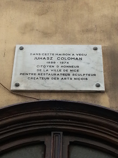 Plaque En Mémoire De Juhasz Coloman