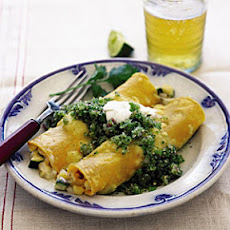Chicken Enchiladas with Green Salsa