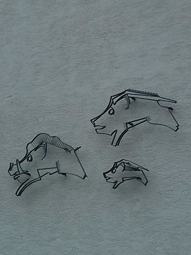Wildschwein Mural