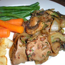 Chicken Livers With Mushrooms