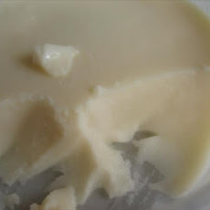 Almond Jelly Chunks With Sweet Tangy Longan
