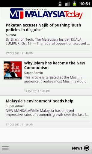 malaysia-today for android screenshot