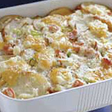 Day After Easter Scalloped Ham and Pots  D-V-O