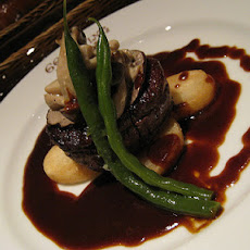 Beef Medallions and Mushrooms in Red Wine Sauce