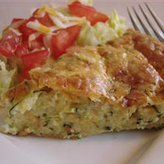 Crustless Zucchini Pie
