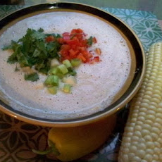 Fresh Corn Chowder (Raw Food)