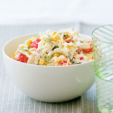 Chicken, Corn, and Tomato Pasta Salad