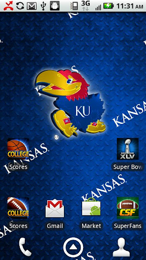 【免費運動App】Kansas Jayhawks Live Wallpaper-APP點子