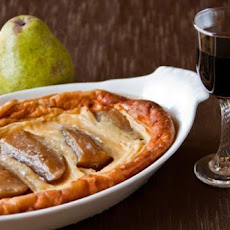 Roasted Pear and Cinnamon Clafouti