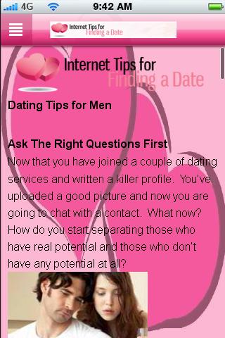 Internet Tips For Dating