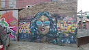 Graffiti - Girl in Glasses at Marksa Street 