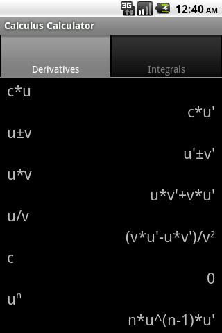 Calculus Calculator