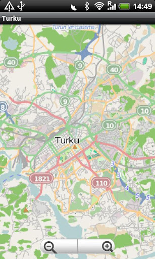 Turku Street Map