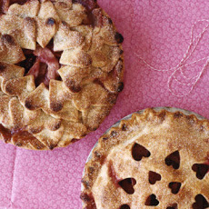 Pear-Raspberry Heart Pie