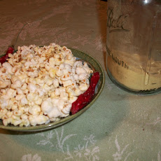 Cayenne Popcorn with Nutritional Yeast