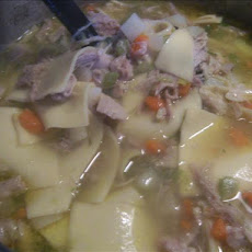 Pa Dutch Chicken Pot Pie Noodle Soup