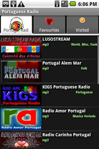 Portuguese Radio Player