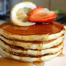 Sunday Morning Lemon Poppy Seed Pancakes