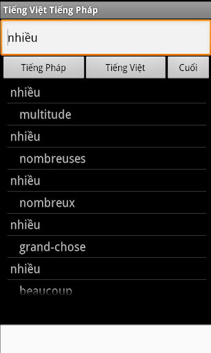 French Vietnamese Dictionary