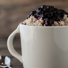 Steel Cut Oats with Roasted Berries