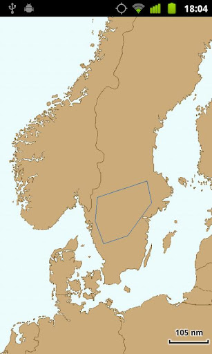 FlyToMap Sweden Inland Seas