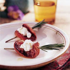 Oven-Roasted Tomatoes with Goat Cheese