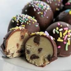 Frozen Chocolate Chip Cookie Dough Balls
