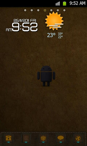 Leather Theme Go Launcher Ex