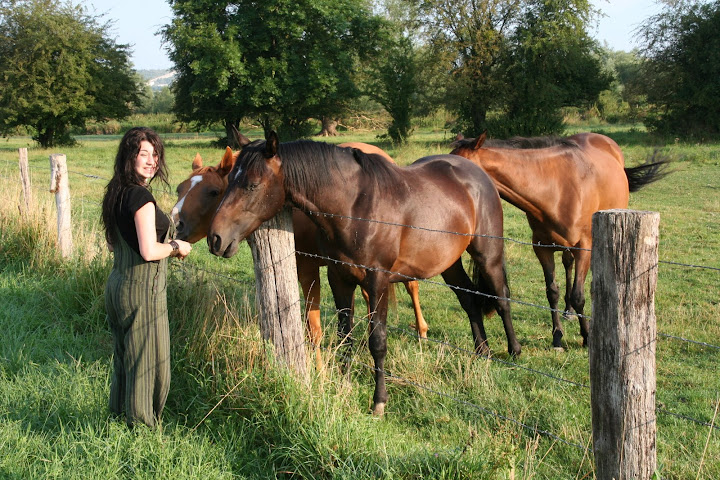 Monika a její koně. Naši první francouzští přátelé!