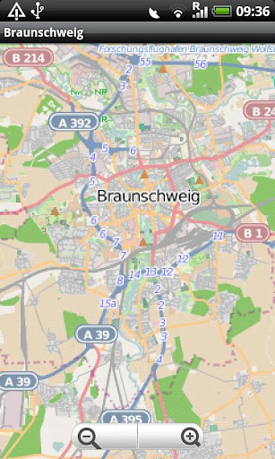 Braunschweig Street Map