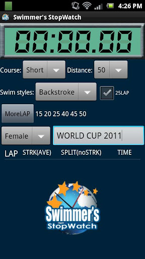 Swimmer's StopWatch