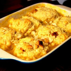 Mango Pineapple Cobbler