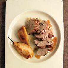 Herb-Roasted Pork Tenderloin with Pears