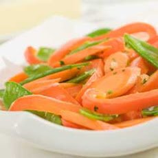 Sauteed Snow Peas, Carrots & Bell Peppers