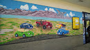 Chevron Car Mural