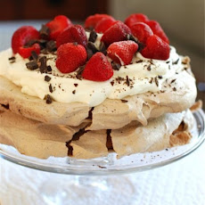 Double Chocolate Strawberry Pavlova
