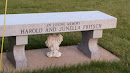 Harold and Janelle Fritsch Memorial Bench