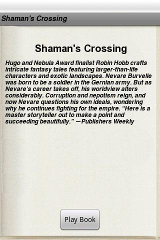 Shaman's Crossing