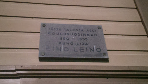 Eino Leinon talo 1890-1895