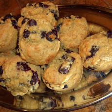 Blueberry-Ginger Corn Muffins