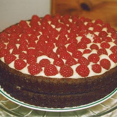 Chocolate Raspberry Torte With Mocha Cream Filling