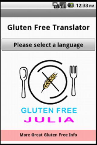 Gluten Free Translator