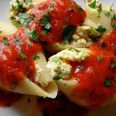 Pesto Stuffed Shells