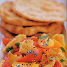 Lebanese Bread and Tomato Salad