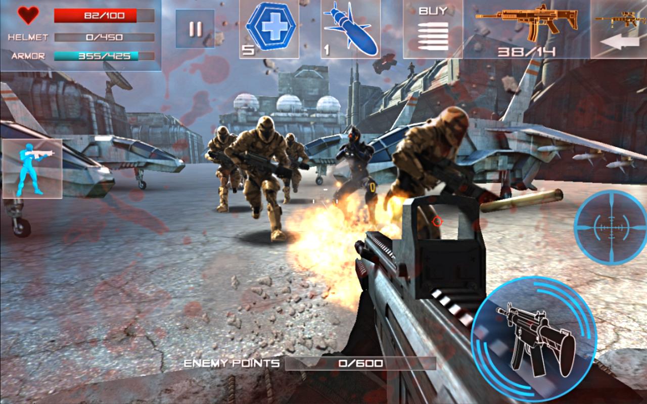 Android application Enemy Strike screenshort