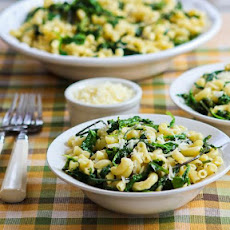 Macaroni with Greens, Lemon, and Parmesan